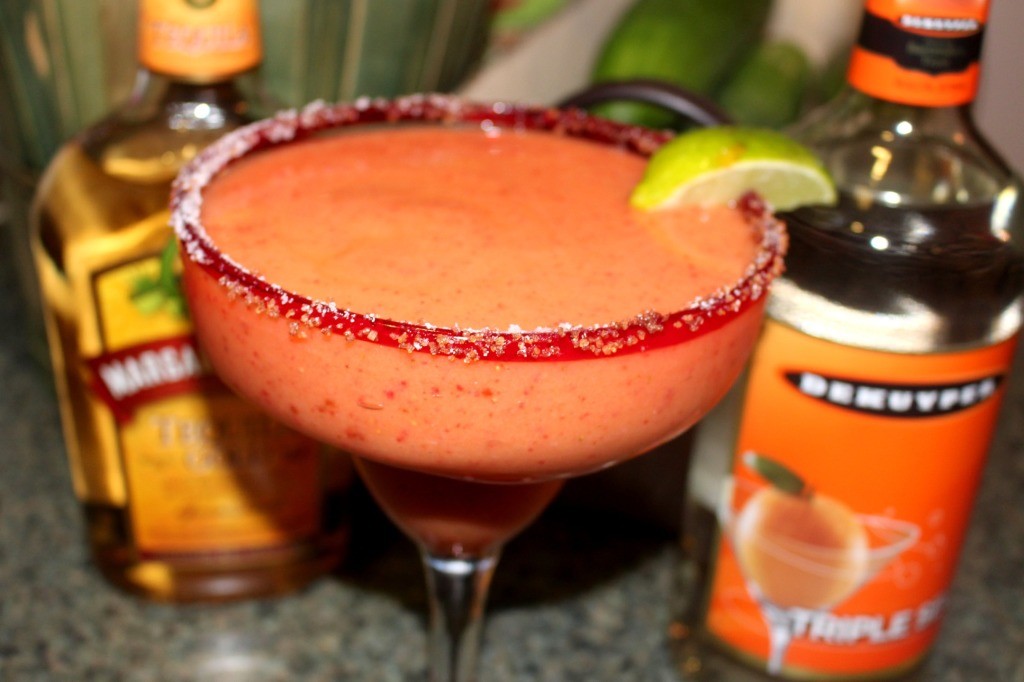STRAWBERRY MANGO MARGARITAS